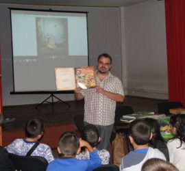 Писателят Никола Райков гостува в ОУ „Проф. Марин Дринов“