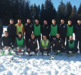 Днес юношите старша възраст на ФК“ Оборище“ играят контрола със свои връстници от ФК“Евроколеж“  Пловдив