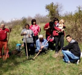 Сто горски дръвчета засадиха в село Бъта