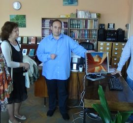 „Лайънс клуб” – Панагюрище дари четири компютъра на Общинска библиотека „Стоян Дринов”