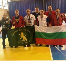 Три шампионски титли за панагюрци от Световното по самбо за ветерани в Солун