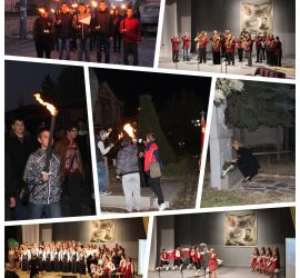 С факелно шествие и празничен концерт Панагюрище почете Деня на народните будители