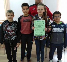 Шахматистите на ОУ „Проф. Марин Дринов“ първи в областта