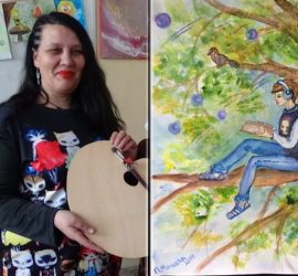 Плакат на художничката Пепа Машева нареди ОУ „Проф. Марин Дринов“ на шесто място в конкурса „Ученето е навсякъде“