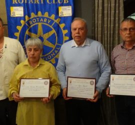 РотариПриз за 2018г. получиха инж. Лука Гарчев, Анета Калпакова и Исторически музей-Панагюрище