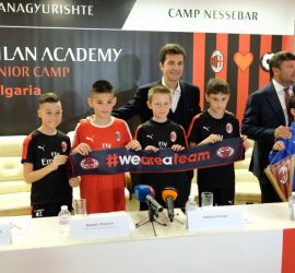 За първи път дете от България получава официална покана за проби от AC Milan