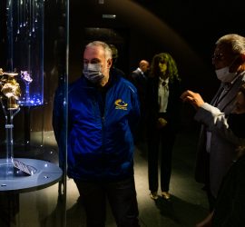 Делегация на Асоциацията на европейските градове и столици на спорта посети Историческия музей и се впечатли от Панагюрското съкровище